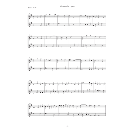 6つのソナタ　for Bb Instruments