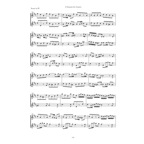 6つのソナタ　for Bb Instruments