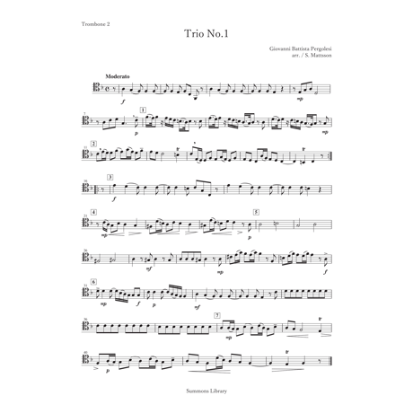 トリオ No.1