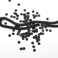 #PA05-M.BK4  / パイエット 4mm マットブラック フランス製