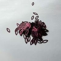 #MF04-M.BD / シャトル モチーフ スパンコール マットボルドー