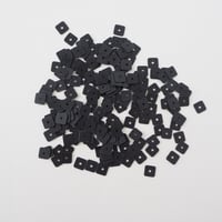 #MF03-M.BK / スクエアスパンコール 5mm バラ マットブラック