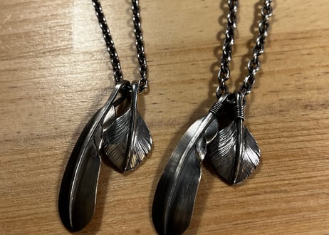 DearStock ディアストック 大フェザー ネックレスチェーン DearStock ディアストック 大フェザー ネックレスチェーン シルバー925