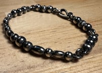 シルバー ビーズブレスレット