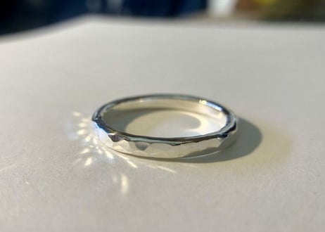 槌目の指輪 / 約3.0ｍｍ幅
