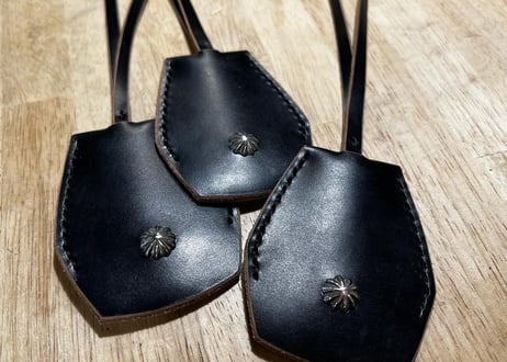 キークロシェット　茶芯革　アポロ付き