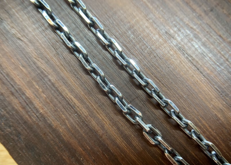 4面カットあずきチェーン / 1.25mm | DearStock