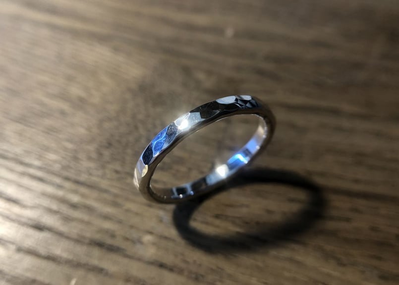 槌目の指輪 / 約3.0mm幅 | DearStock