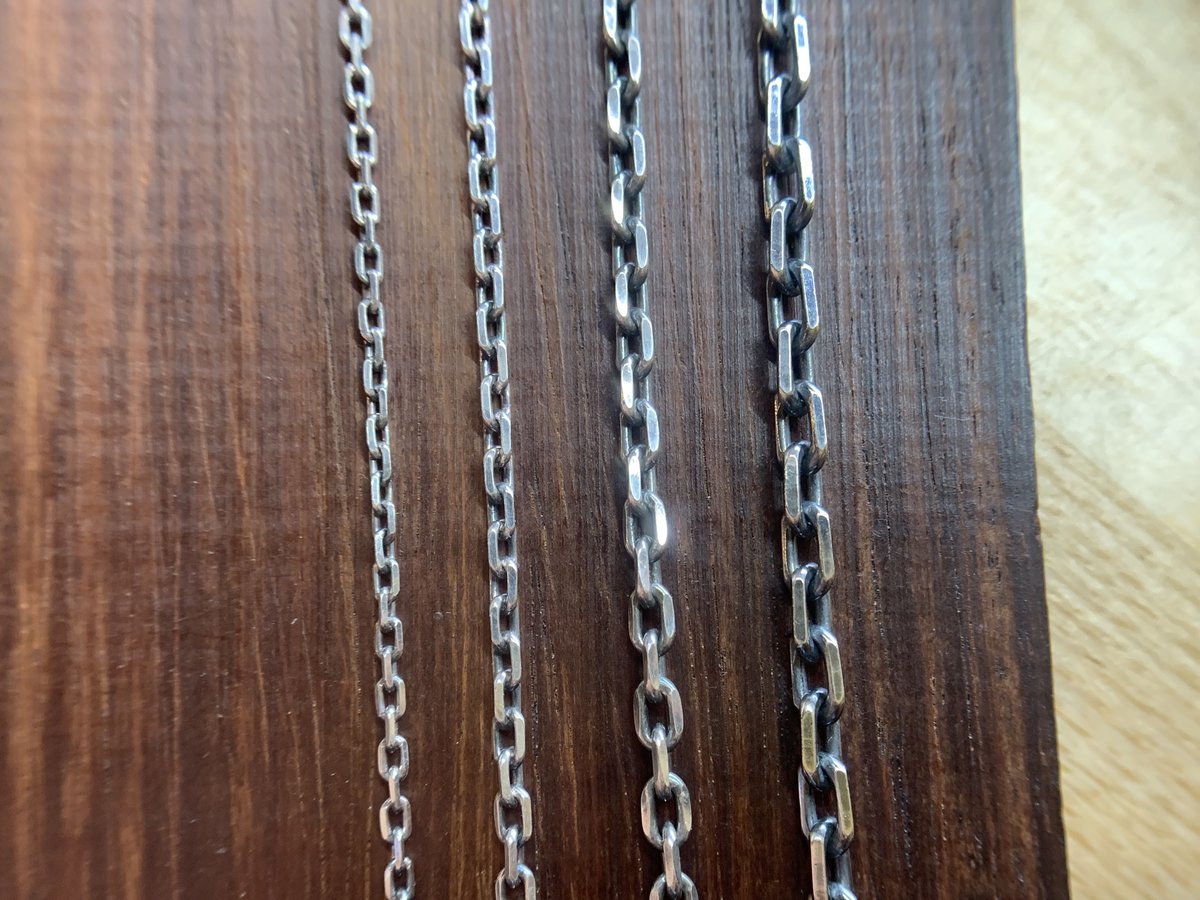 4面カットあずきチェーン / 1.0mm | DearStock