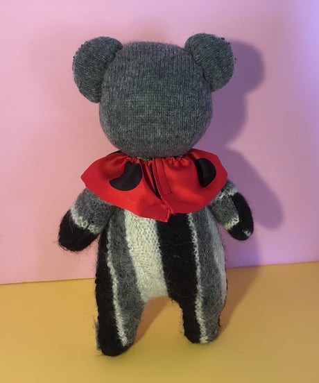 クマちゃんぬいぐるみ　グレー