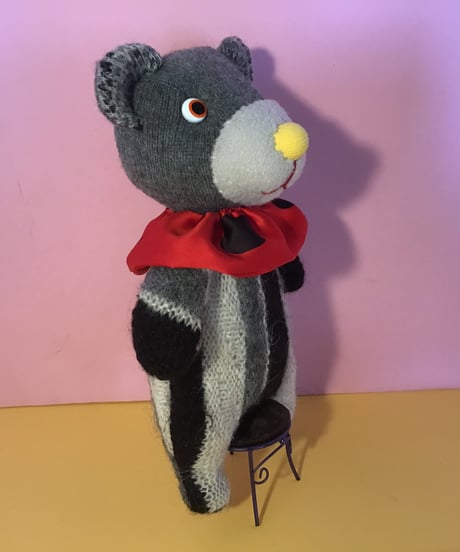 クマちゃんぬいぐるみ　グレー