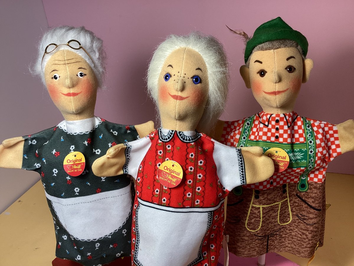 ビンテージ デビル 悪魔 シュタイフ パペット 手踊り人形 アンティーク