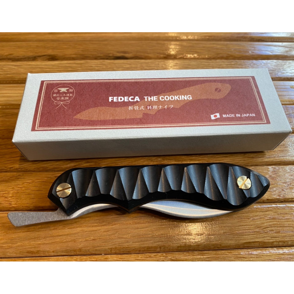 FEDECA フェデカ ナイフ リップルブラック 折畳式