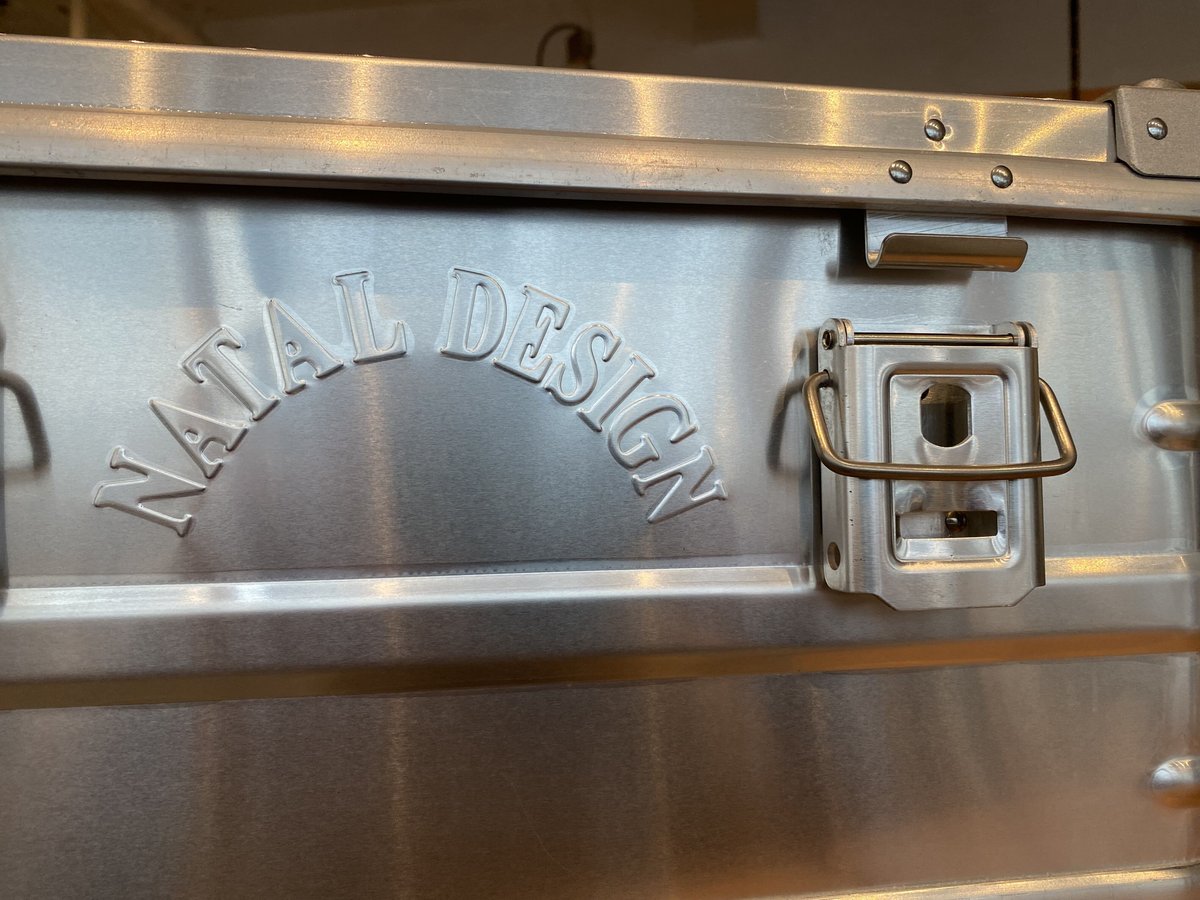 送料無料NATAL DESIGN ALUMINUM CONTAINER 123 NATAL DESIGN ネイタルデザイン ☆ ALUMINUM CONTAINER 123 BLACK