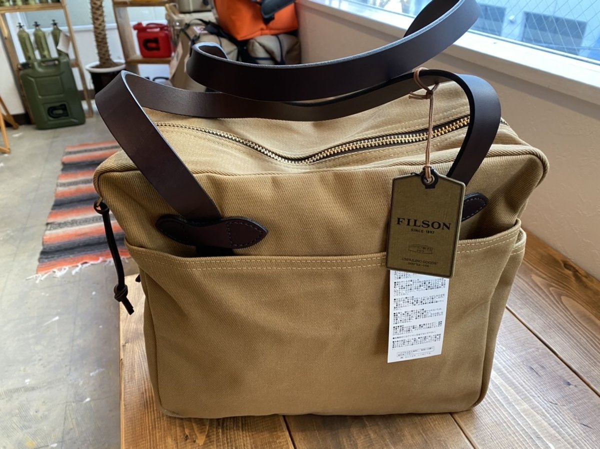 FILSON TOTE BAG with ZIPPER(フィルソン トートバッグ ウィズ