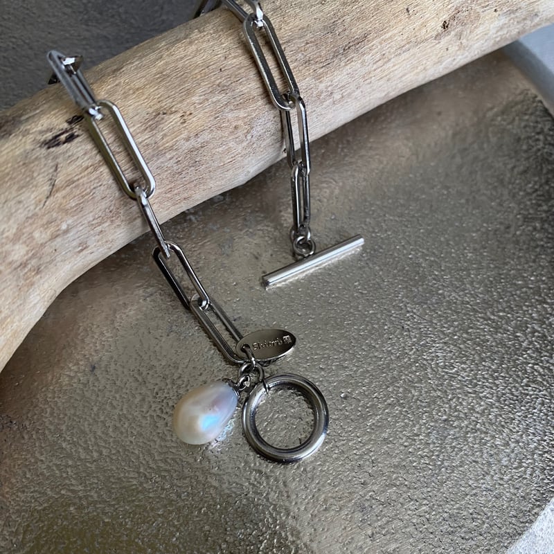 seisセイス シルバー925淡水パールバングル （silver ポイントパール  