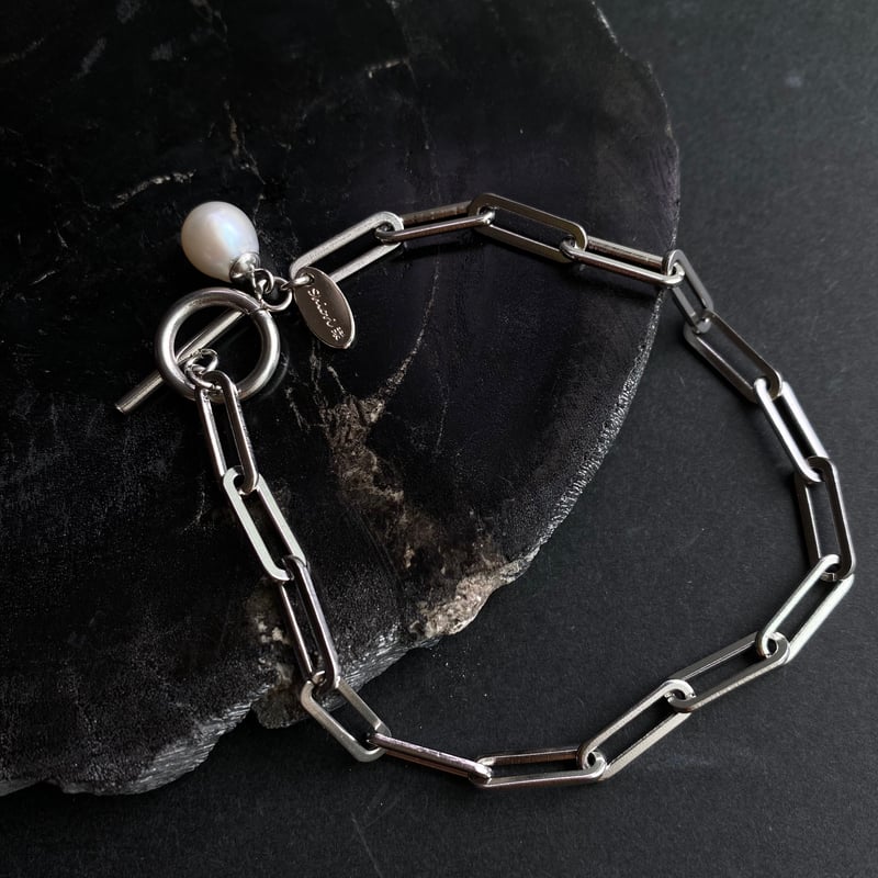 silver ポイントパールブレスレット | Shiori 栞 Accessory