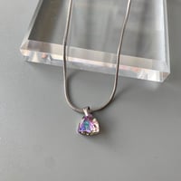 silver トリリアントクリスタル ネックレス/ブレスレット