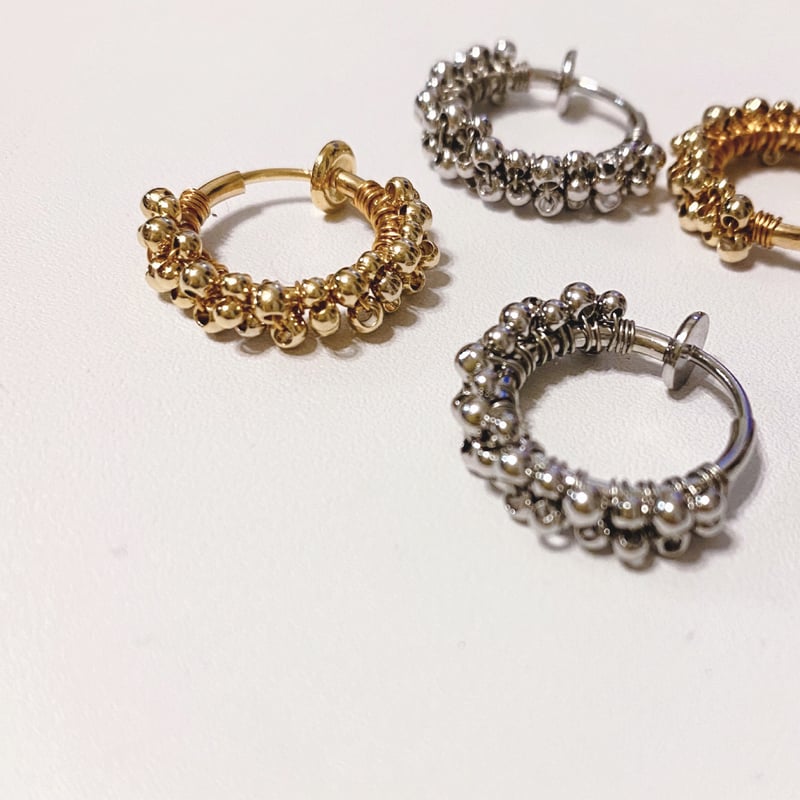 つぶらな瞳　　イヤリング価格となっております つぶつぶ silver | Shiori 栞 Accessory