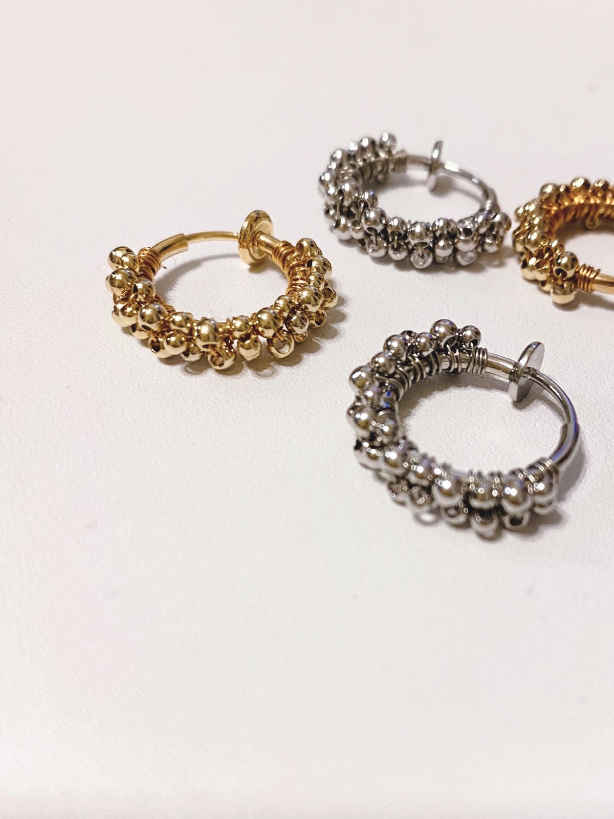 ちっちゃなつぶつぶ　　※イヤリング価格となっております つぶつぶ silver | Shiori 栞 Accessory