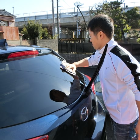 お客様自身のクルマを僕と一緒に洗車する洗車教室