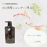 HSC強髪シャンプー（単品）ヒト幹細胞培養液配合/送料520円