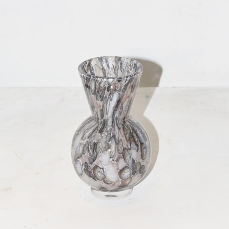 Pleated vase(W8×H15) /GRAY