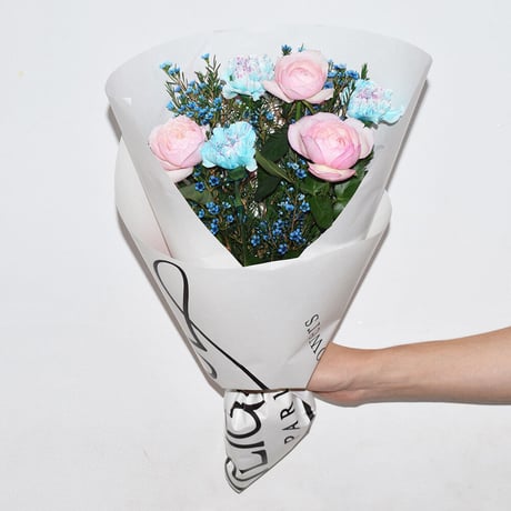 Blue & Pink  bouquet【¥3850】