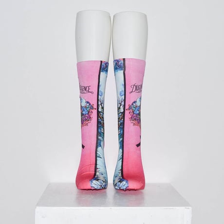 Tabio × DILIGENCE PARLOUR / ブーケ柄PINK