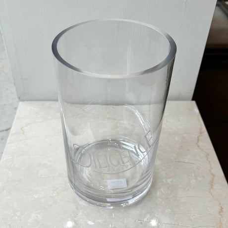 Hand carved logo flower vase ー3(W10×H11)