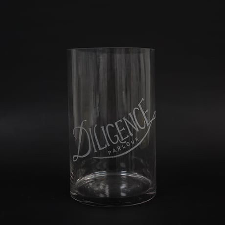 Hand carved logo flower vase ー3(W10×H11)