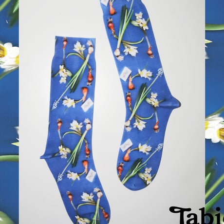 Tabio × DILIGENCE PARLOUR / 球根ブルー