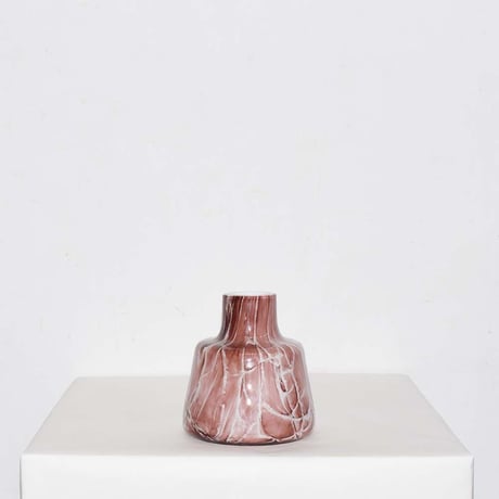 Marble bottle flower vase(W5×H15)/MAUVE