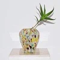 Vase with summer-colored dots(W16×H18)