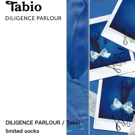 Tabio × DILIGENCE PARLOUR / uwaブルー