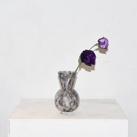Pleated vase(W8×H15) /GRAY