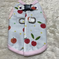 【春夏用】リンゴ柄 ハーネス服