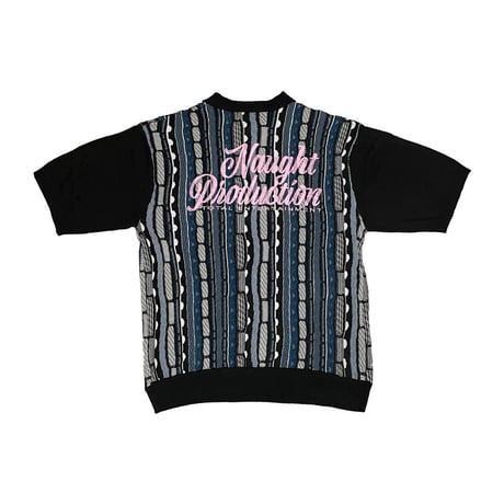 SIMPLE LOGO 3D KNIT POLO SHIRT