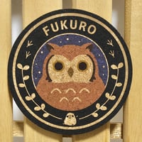 コルクコースター　フクロウ
