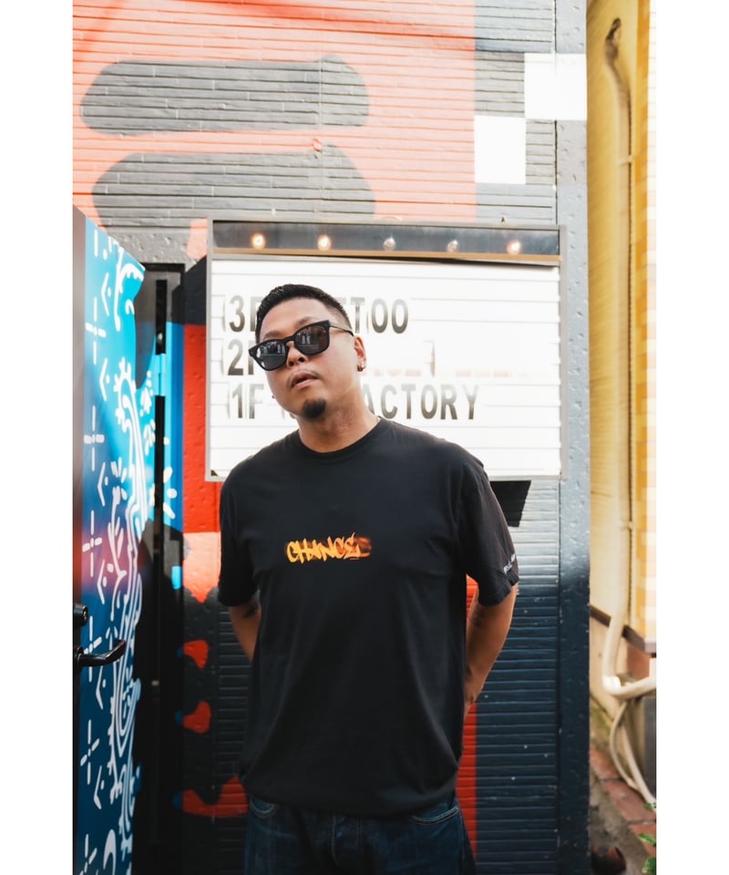 チョ・スンヨンWOODZ ポップアップ　ICE LOGO TEE Tシャツ　Ｍ チョ・スンヨンWOODZ ポップアップ ICE LOGO TEE Tシャツ M
