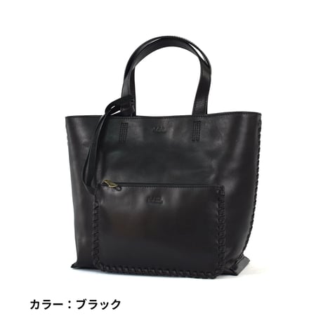 シャノワール♪美品✨MahL+81 マール レザートートバッグ シボ革 シャノワール♪美品✨MahL+81 マール レザートートバッグ シボ革