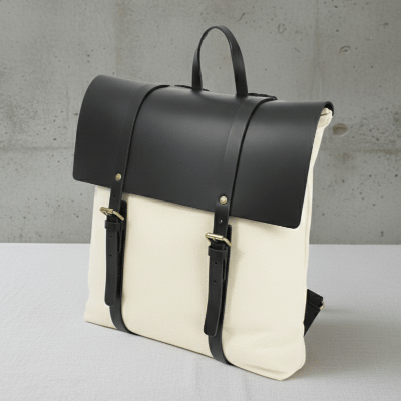 Chair＜チェア＞ キャンバス レザー フラップバックパック 7M0-1106