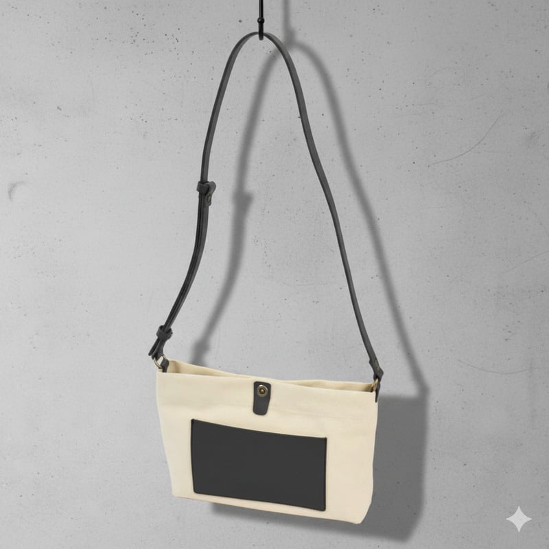 Chair＜チェア＞キャンバスレザーサコッシュ | MahL+81 <マール>｜上質