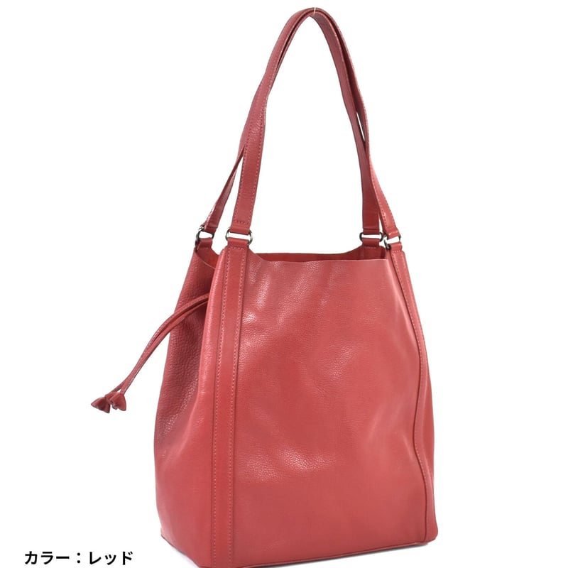 mahL ＋81　肩掛け　トートバッグ　ビッグトート　2WAY　大容量　赤 mahL ＋81肩掛けトートバッグビッグトート2WAY大容量赤