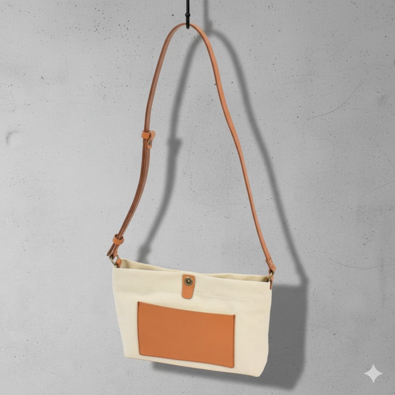 Chair＜チェア＞キャンバスレザーサコッシュ | MahL+81 <マール>｜上質