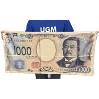 新千円札シルク 大（ポリエステル）