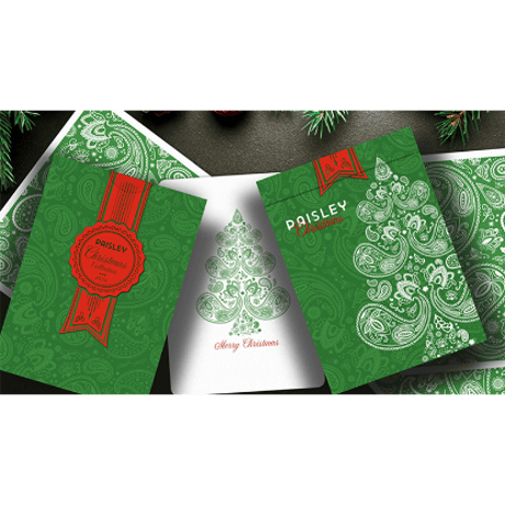 ペイズリーデック（メタリックグリーンクリスマス）