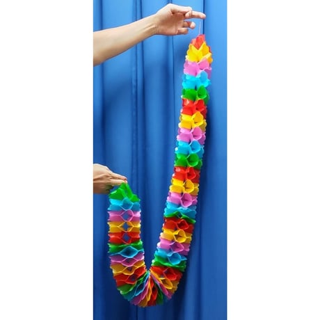 ビニール引き花（直径約12cm、長さ約1.5m）
