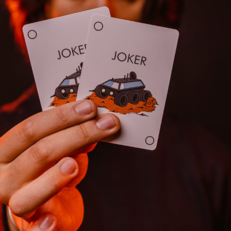 Orbit デック v1 Orbit V1 Playing Cards - Mini – Rare Playing Cards