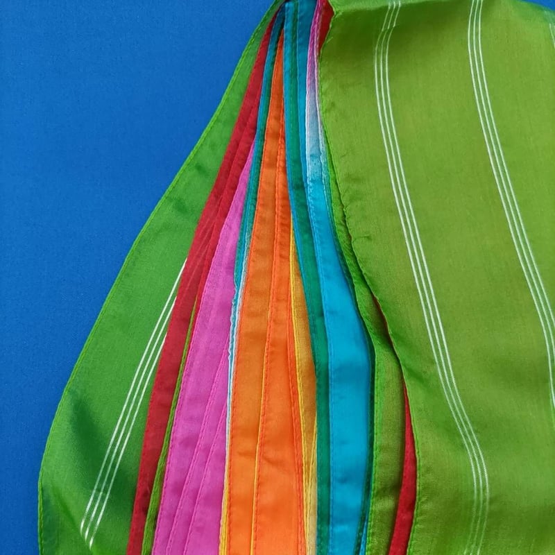 ラメ入りレインボーのべシルク | UGMオンラインショップ